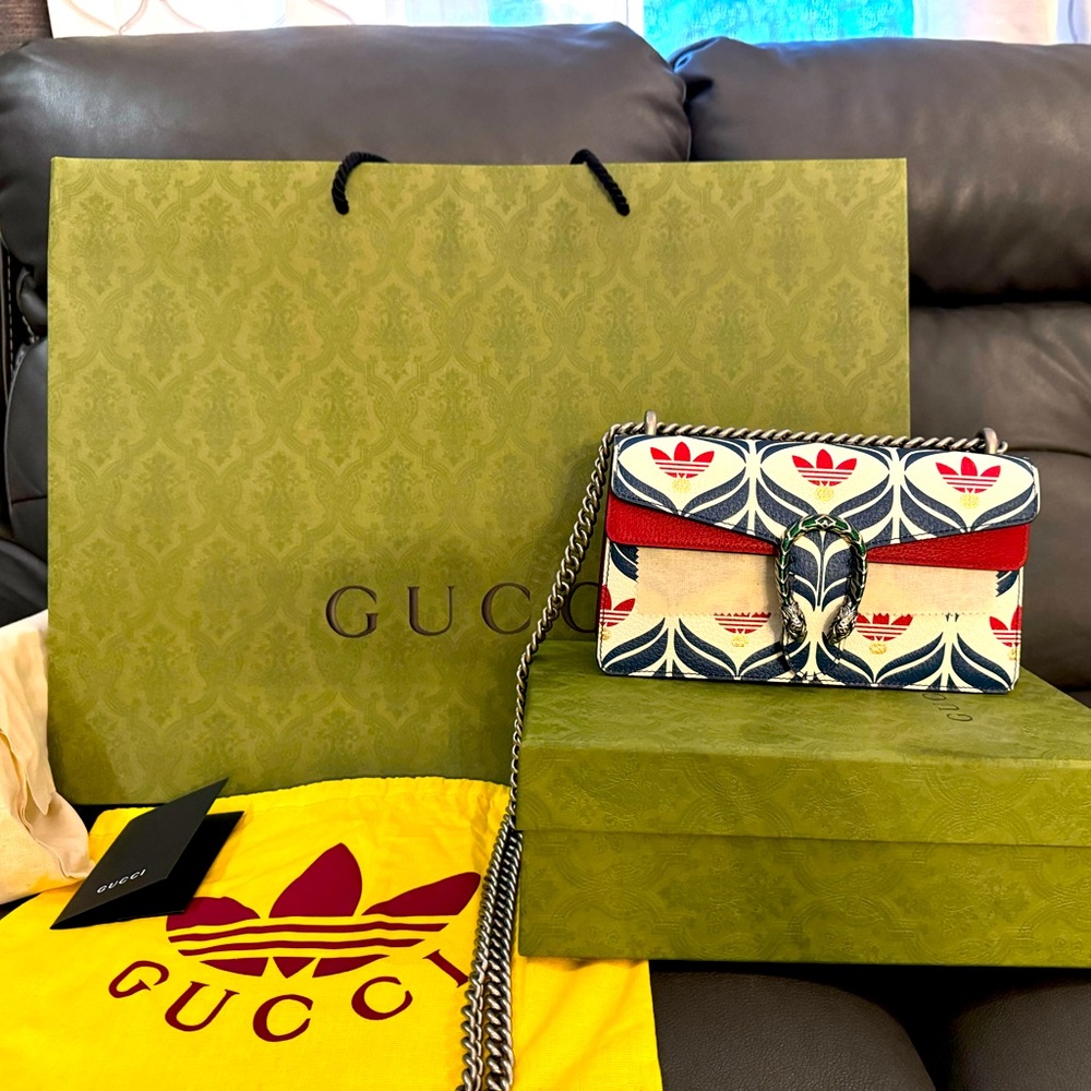 Authentic Gucci Addidas Dionysus, Brand New